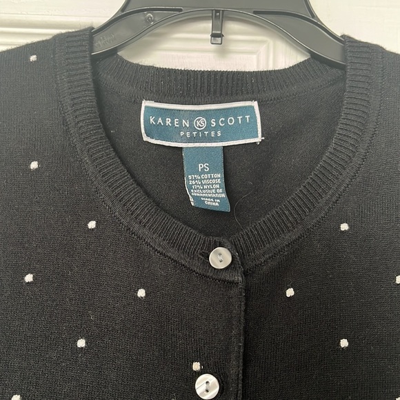 “Karen Scott (petites) Cardigan size small p” - Picture 2 of 7